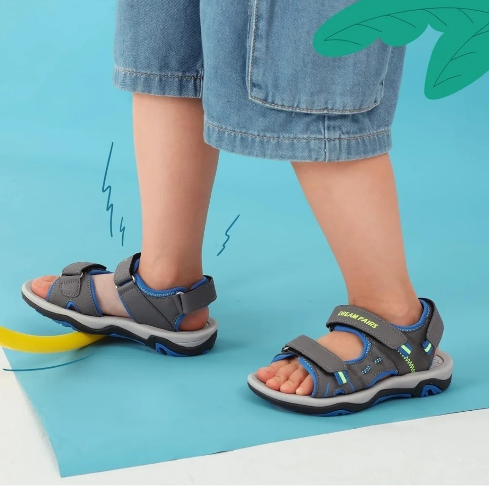 DREAM PAIRS Boys Girls Fashion Athletic Summer Sports Sandals